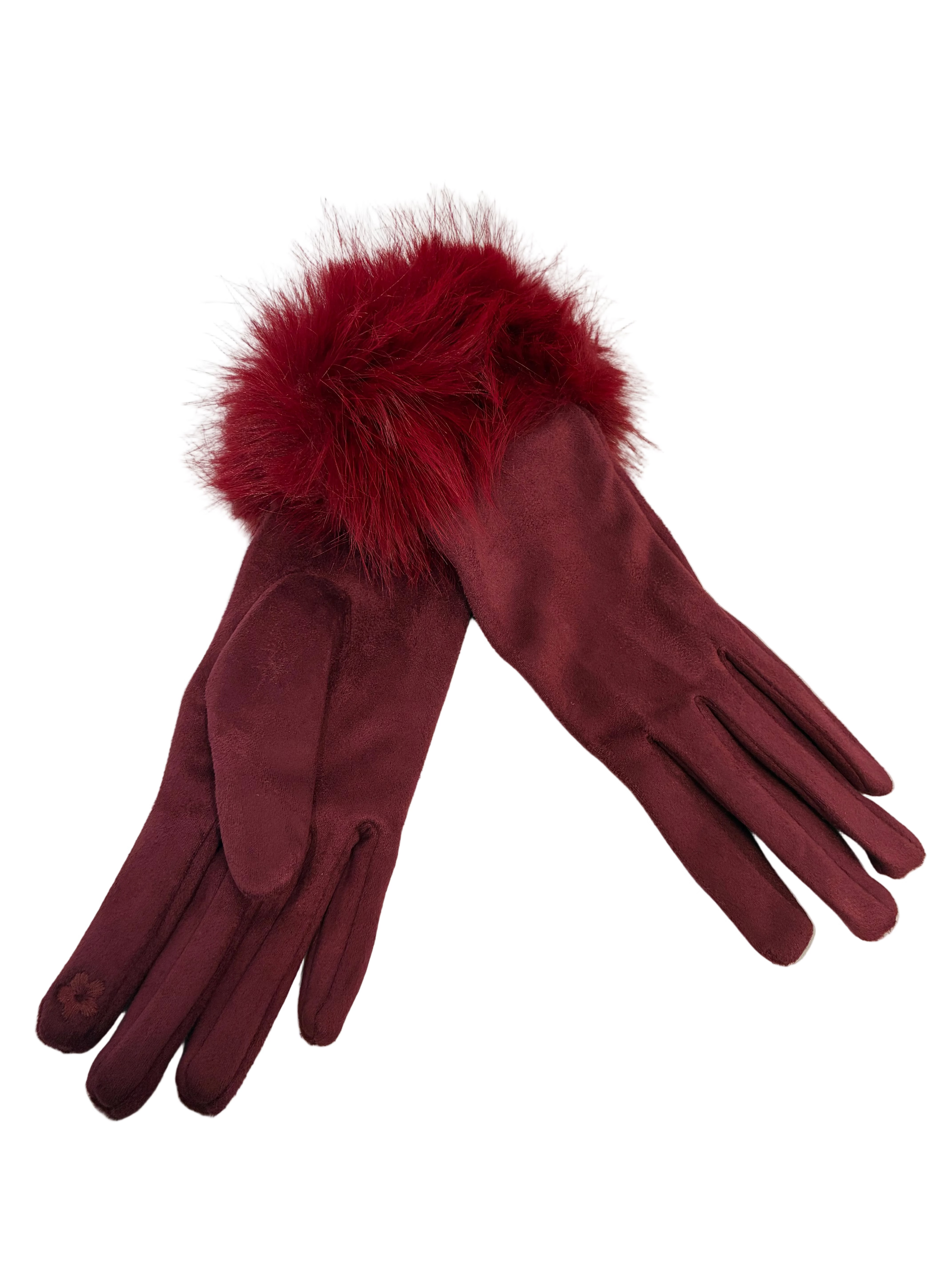 Fur gloves