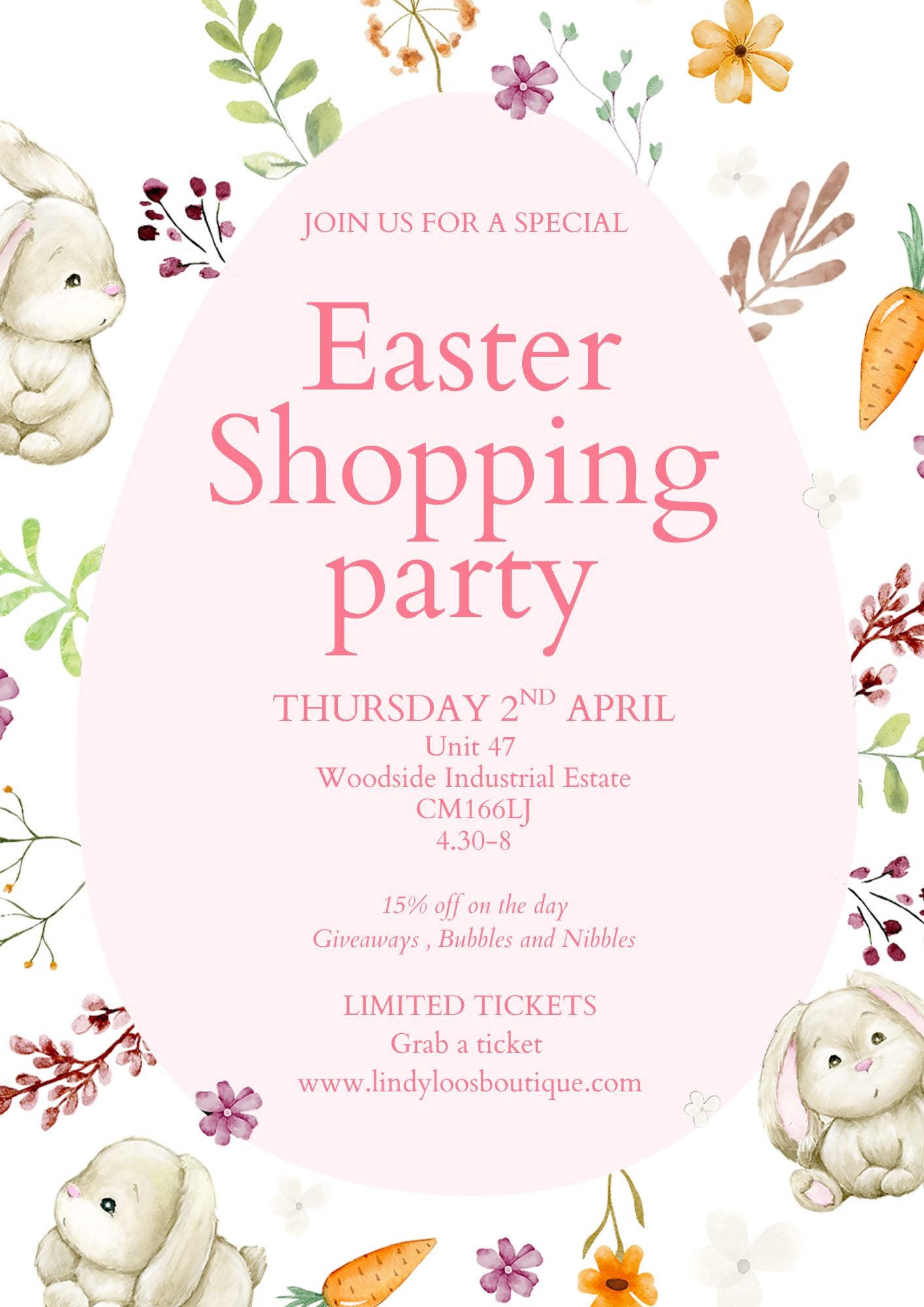 Easter event Thursday 2nd